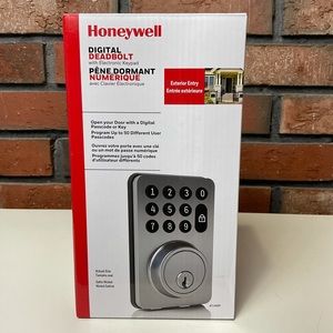 Honeywell Digital Deadbolt with Electronic Keypad Satin Nickel New